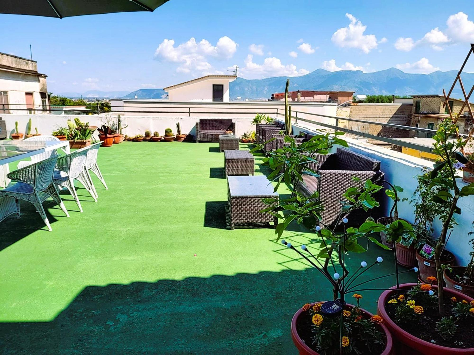 Palazzo Di Donna Panoramic Terraces And Private Parking Strategic To Amalfi Coast, Pompei, Napoli Villa Sant'Egidio del Monte Albino Exterior photo